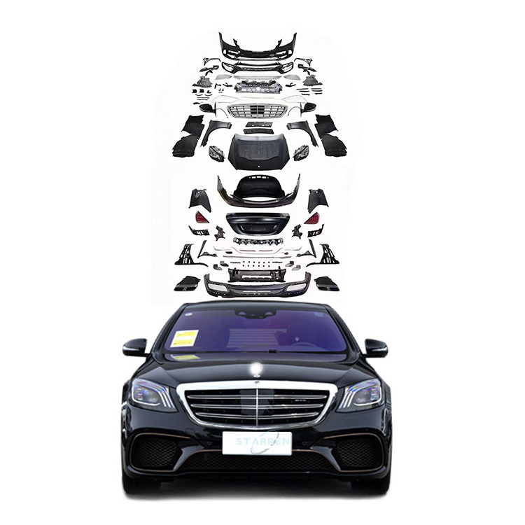 High Quality S-Class W221 Upgrade W222 S65 Amg Body Kits 2006-2013 S-Class Upgrade Body Kits to W222 S65 Amg For Mercedes-Benz