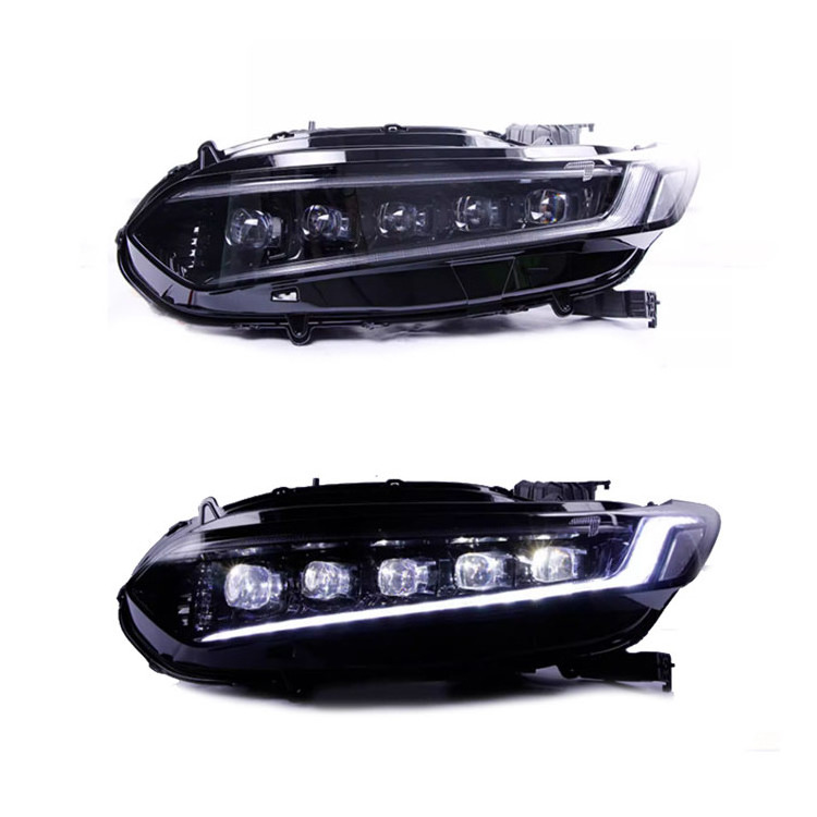 Headlight assembly    Retrofit Led Lens Headlamps  2018-2022 Accord Headlights for Honda