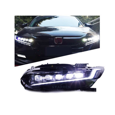 Headlight assembly    Retrofit Led Lens Headlamps  2018-2022 Accord Headlights for Honda