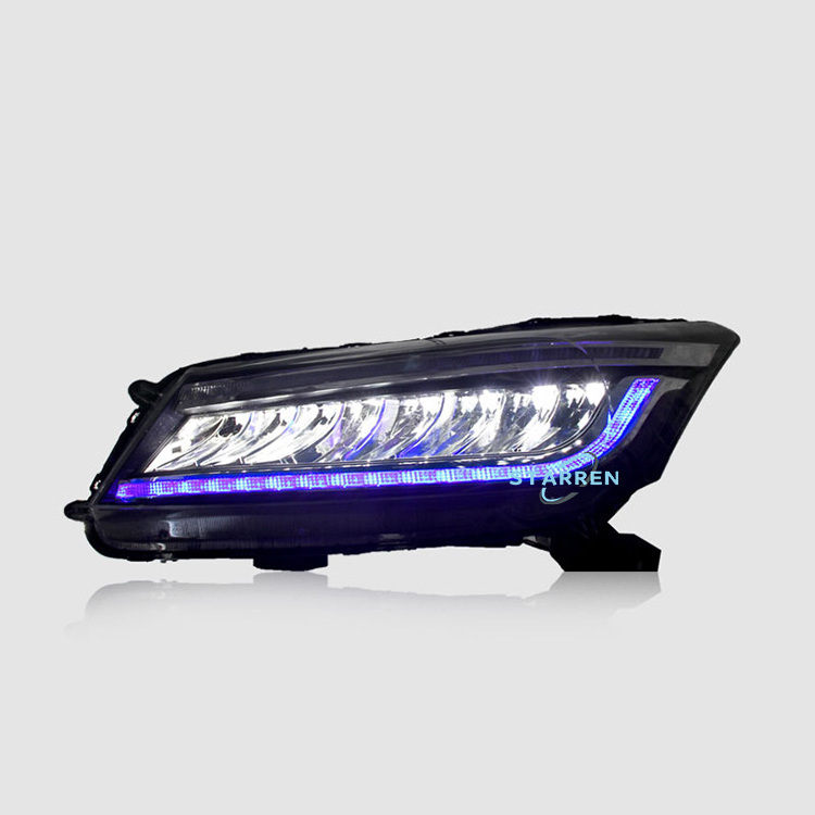 High-quality car front bumper headlight LED xenon headlights for Honda Accord 8 upgrade 9.5 generation