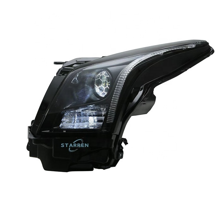 Wholesale U.S. version of the explosive modified multi-color LED multi-function smoked front LED headlights for Cadillac ATS