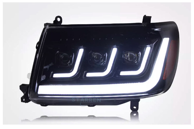 Lc100 LED headlight kit 1998-2007 headlight assembly 4700 retrofit lights plug and play for toyota landcruiser