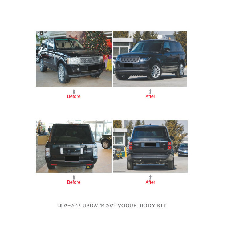 Old Conversion New Body Kit 2002-2012 L322 Upgrade 2022 Range Rover Executive Body Kit for Land Rover