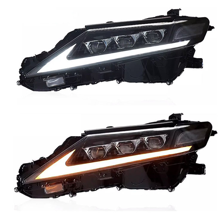 2018-2022 Headlight Assembly Led Headlights Low Profile Conversion LED High Profile Headlight Kit Plug and Play for Toyota Camry