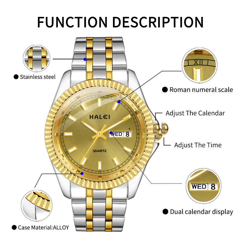 STAR RUDDER 583ML high quality wrist watches,gold watch quartz men,designer watches set for men and women