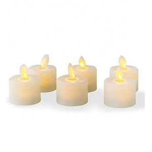 hot sale Battery operated flickery flameless plastic LED tealight candle