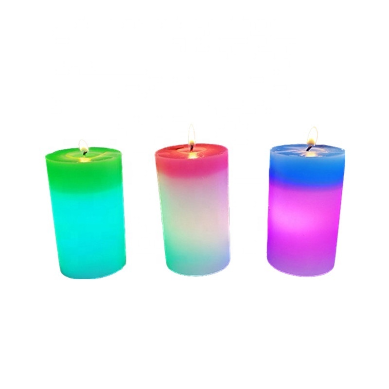 light sensitive color changing led candle accessories