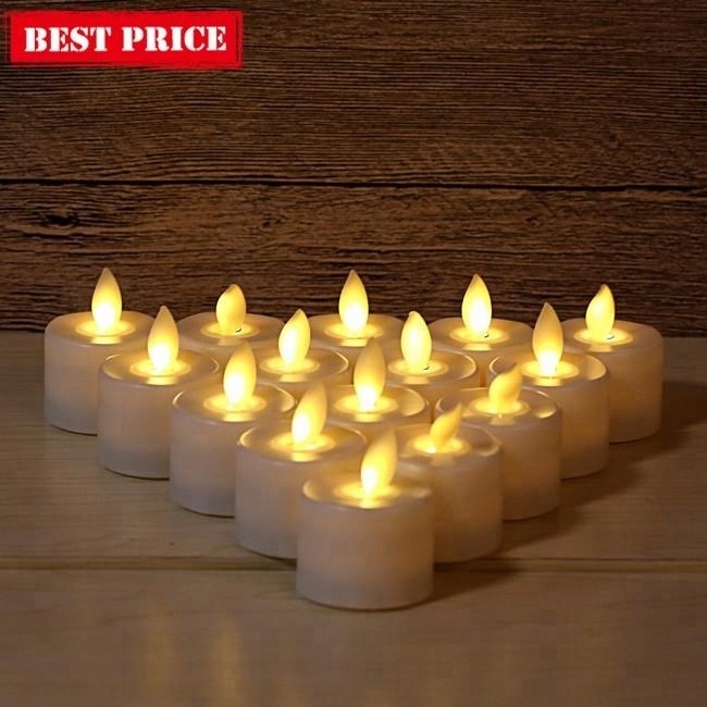 wholesale mini battery operated flickering flameless electric led tea light candle holder led tea light