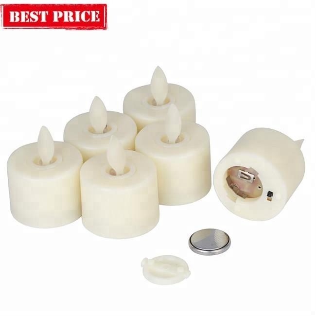 wholesale mini battery operated flickering flameless electric led tea light candle holder led tea light