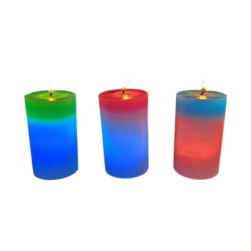 light sensitive color changing led candle accessories