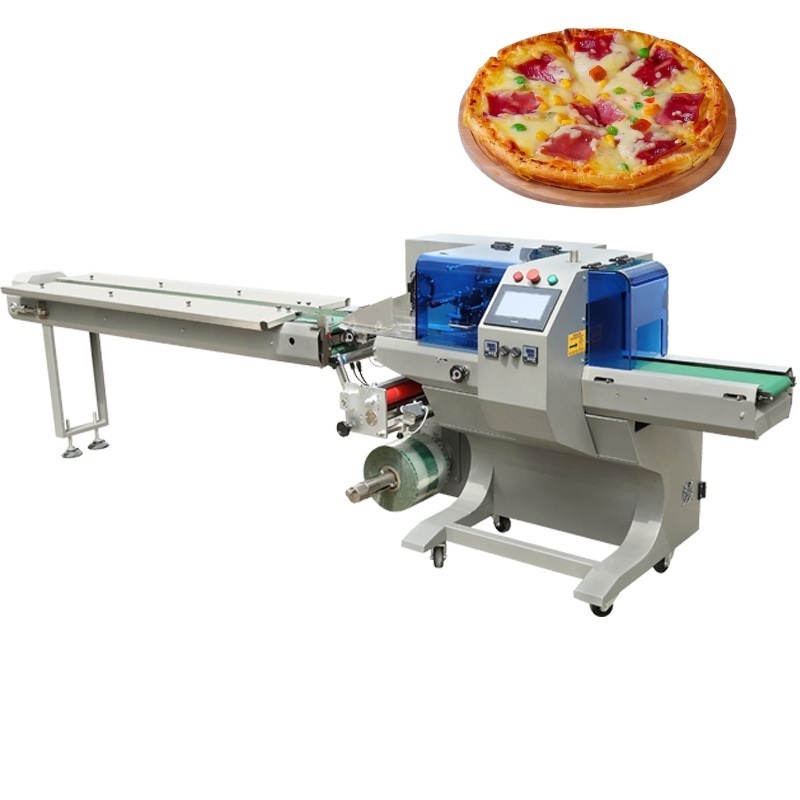 Automatic Horizontal Wrapping Flow Pack Packing Machine Bread Chocolate Candy Lolly Popsicle Pillow Type Packaging Machine