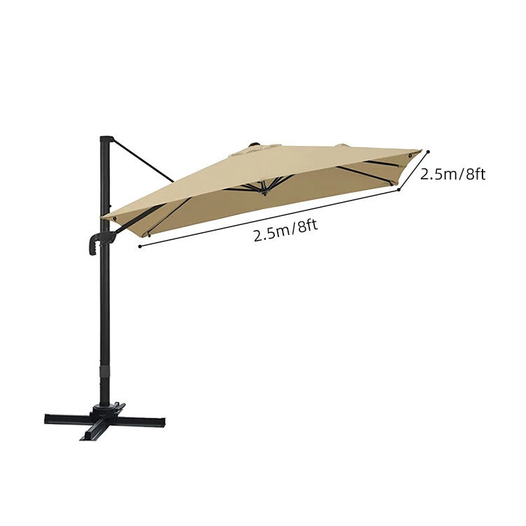 STARRYHEART Luxury Big Dize Outdoor Umbrella Patio Parasol Cantilever Umbrella Garden Patio Umbrella