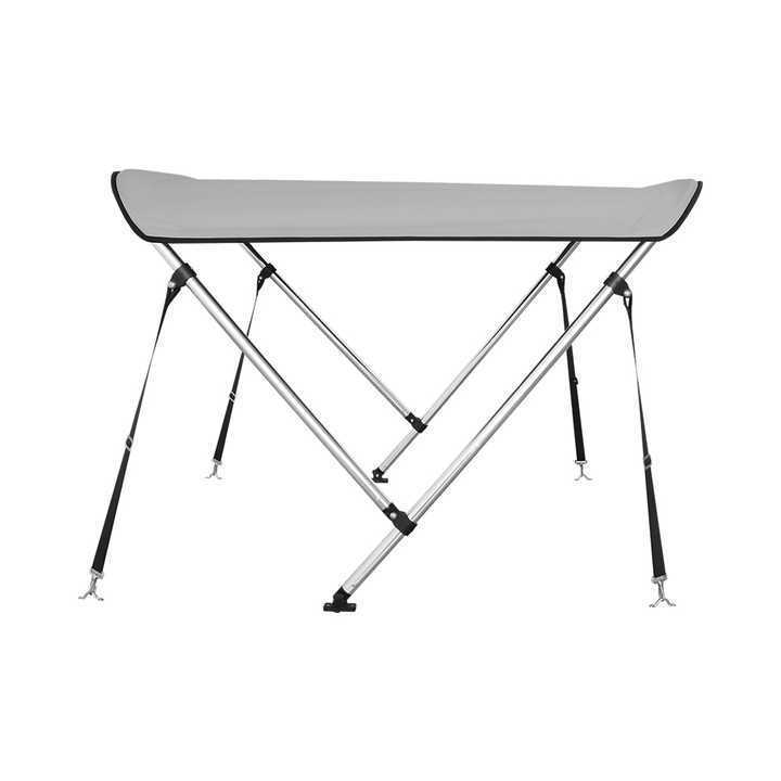 STARRYHEART 2 Bow Boat Bimini Top Cover Aluminum Marine Canopy Bimini Top Boat Canopy