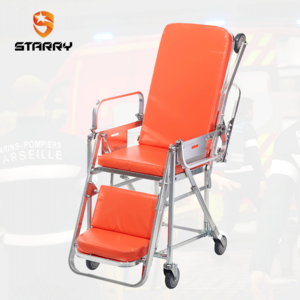 ST-A003 Good quality Emergency Ambulance chair stretcher used dimensions chair stretcher sizes