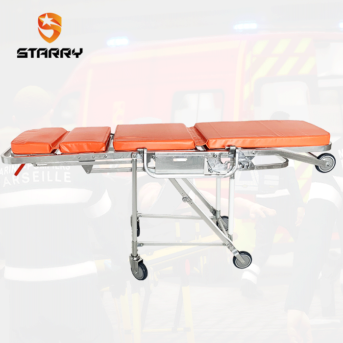 ST-A003 Good quality Emergency Ambulance chair stretcher used dimensions chair stretcher sizes