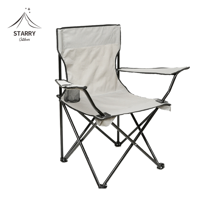 Custom Logo Heavy Duty Outdoor Folding Camping Beach Chairs With Canopy