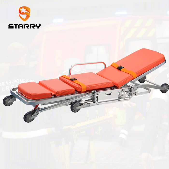 ST-A003 Good quality Emergency Ambulance chair stretcher used dimensions chair stretcher sizes