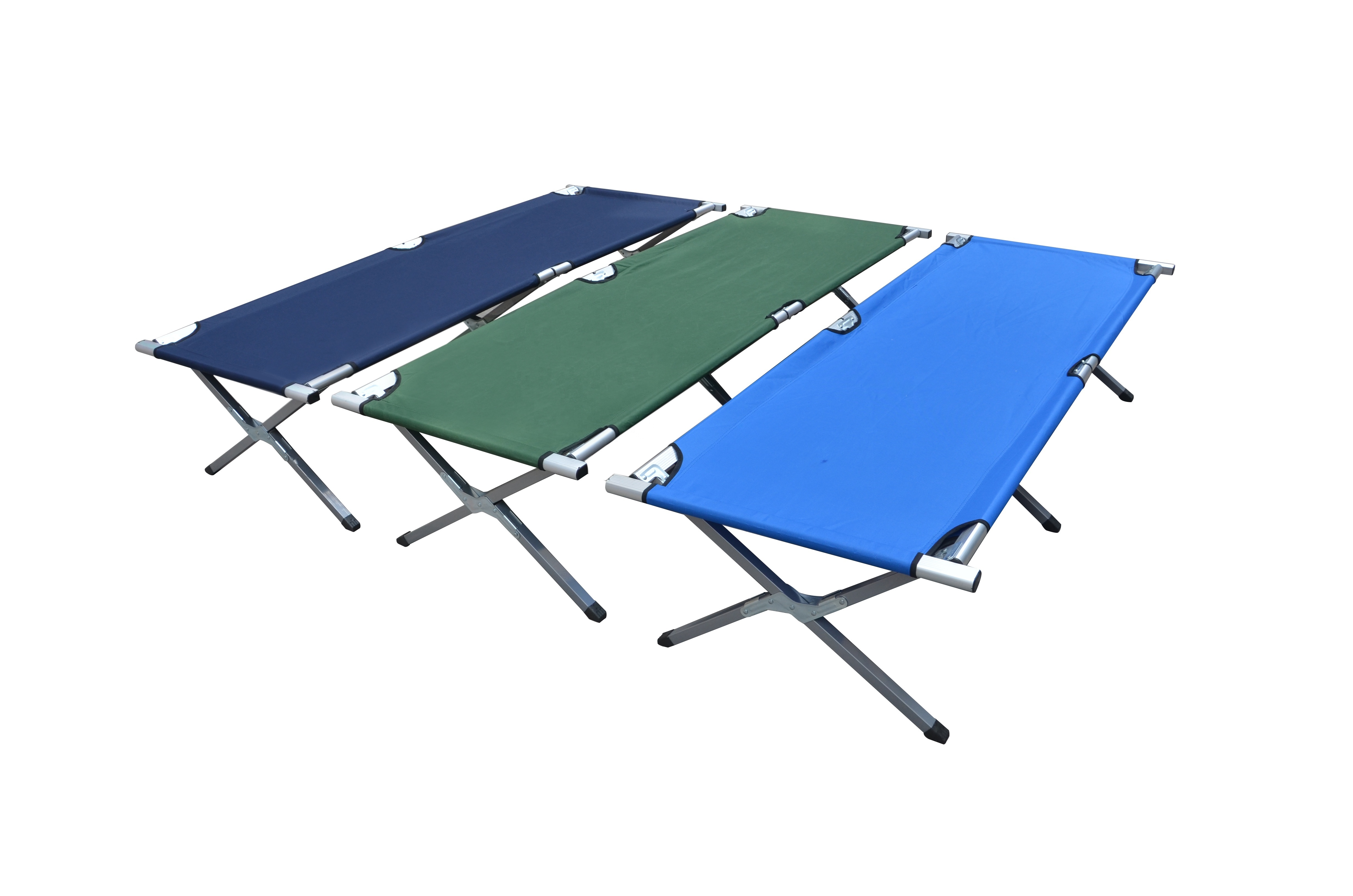 Easy Carry Camping Bed Folding Cot Steel Single Bed For Outdoor