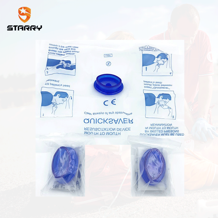 Medical Emergency Pocket Keychain CPR Mask One Way Valve CPR Face shield,Mouth To Mouth Mask For Breath