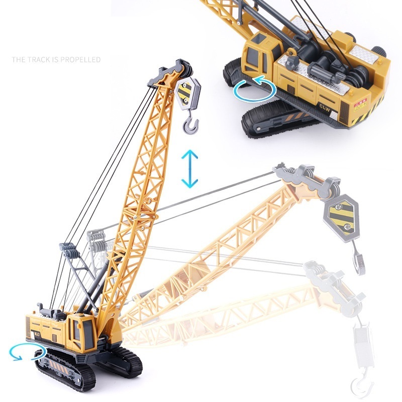 Simulation Alloy Car Model Children Engineering Excavator Set Concrete Mixer Crane Engineering Vehicle Toys