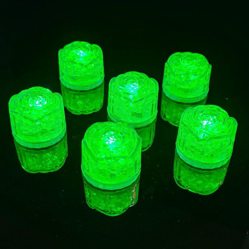 Multi Color Led Glow Ice Cube Fast Slow Flashing Led Light Up Led Ice Cubes For Drinks Bar Party Wedding Decorations