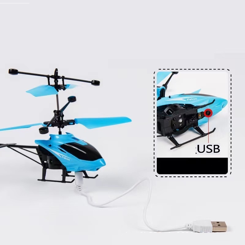 High Quality Mini Infrared Gesture Sensing Airplane Remote Control Aircraft Flying Toys With Flashing Light Avion RC Helicopter