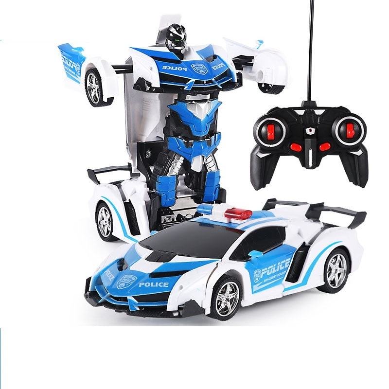 Transform RC Car Robot 2.4G Smart Robot Deformation One Click Deformation 1:18 Scale Transform Remote Control Car