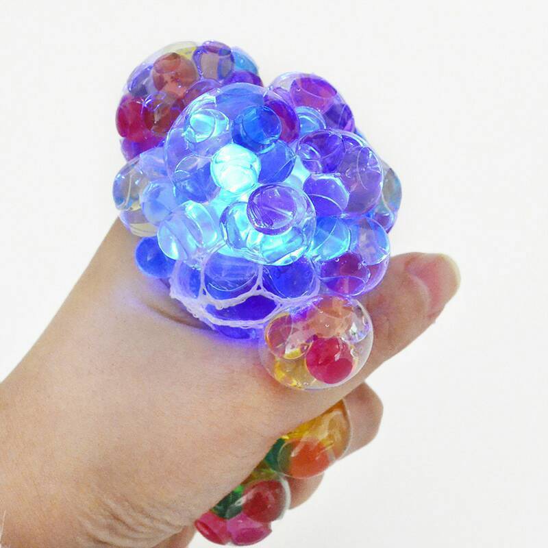 Capsules Toy Balls Stress Mesh Beads Ball Wholesale Stretchy Vent Anti Stress Fidget Squeeze Grape Toy