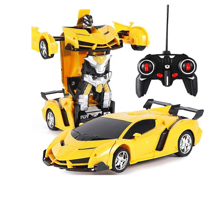 Transform RC Car Robot 2.4G Smart Robot Deformation One Click Deformation 1:18 Scale Transform Remote Control Car