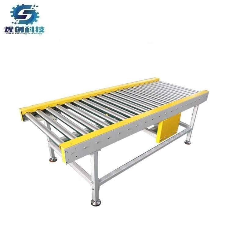 Manufacture Motorized Powered Carbon Steel/Stainless Steel Roller Conveyor