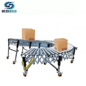 High Quality Free Roller No Power Expandable Flexible Roller Conveyor