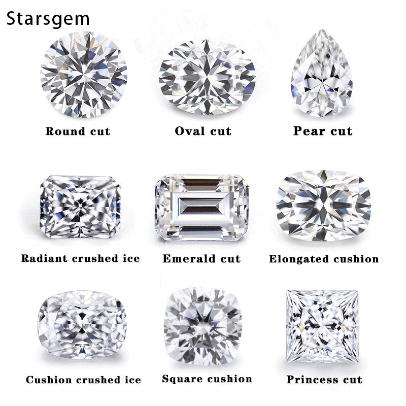 Starsgem Wholesale Pear Shape EF  Moissanite Colorless White Synthetic Moissanite