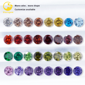 Starsgem Loose Gemstone Manufacturer synthetic gems  Zircon CZ Stone Cubic Zirconia