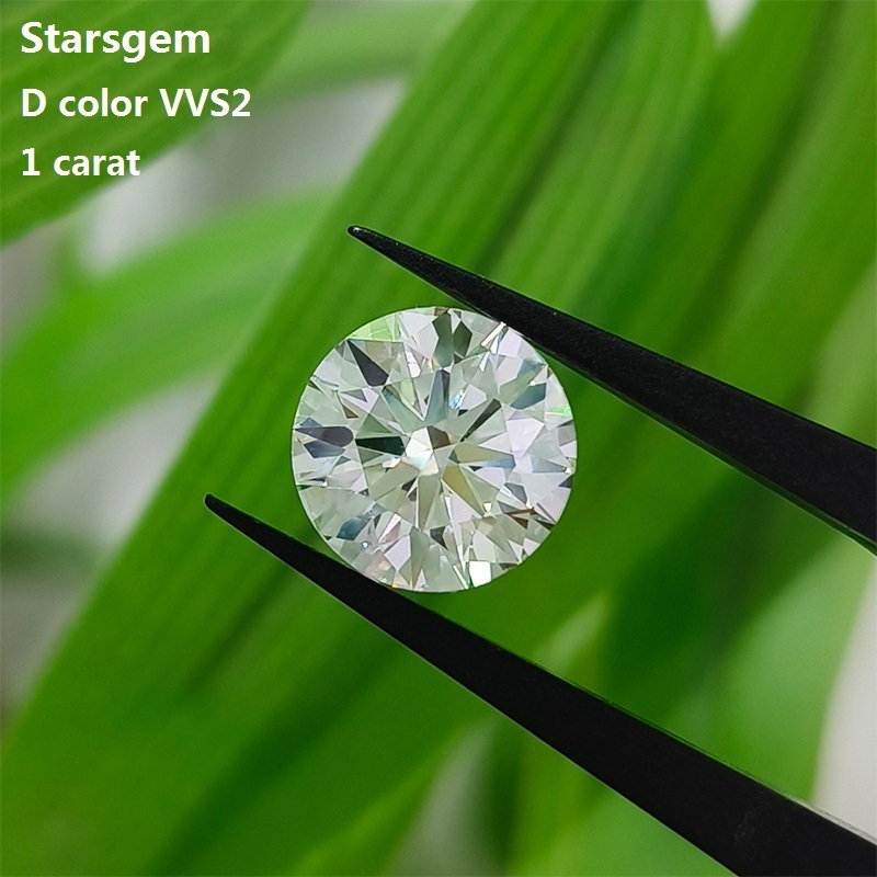 Starsgem IGI Certified 0.5ct 1ct 1.5ct 2ct 3ct Wholesale China man Created Diamante HPHT CVD Lab Grown Diamond