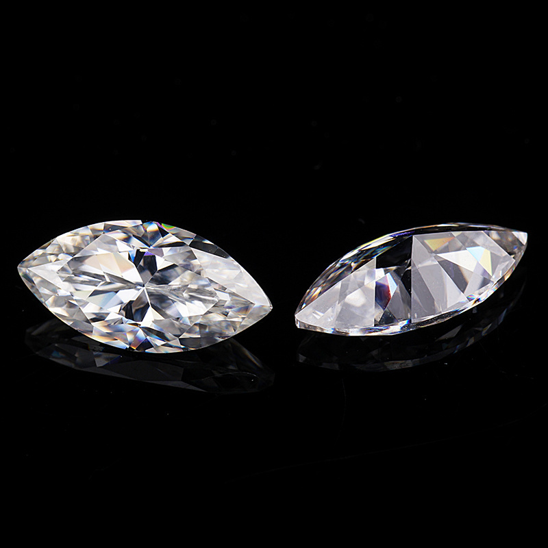 Starsgem Wholesale Moissanite Stones Marquise Shape White Rough Moissanite