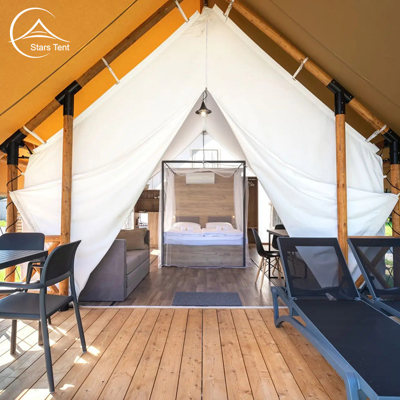 Special Design Glamping Pods Safari Tent With Luxury Canvas