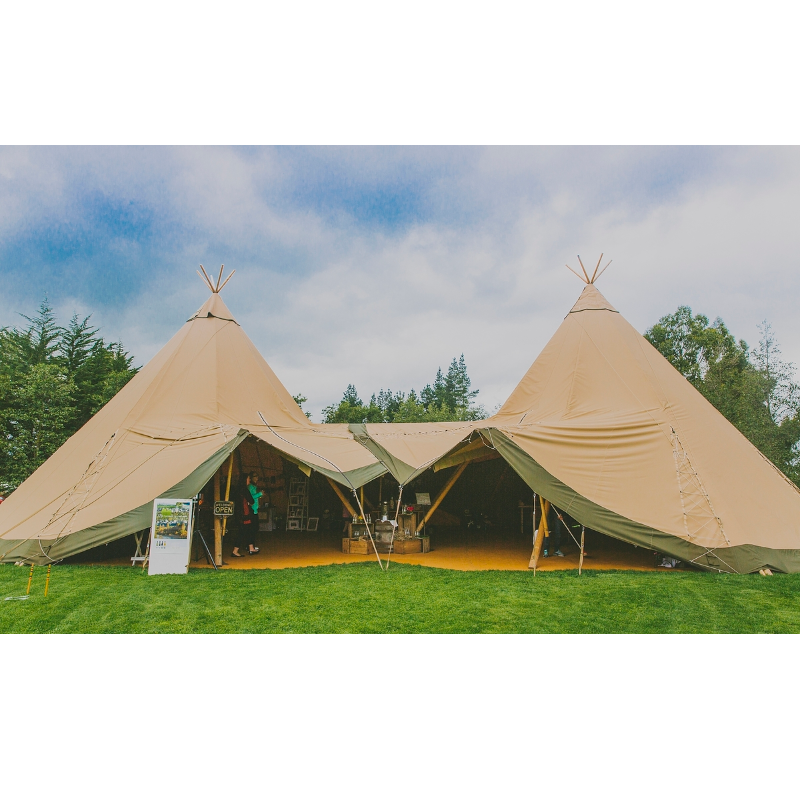 Luxury Waterproof Events Wedding Party Trade Show Camping Glamping Safari Tipi Tent For Sale