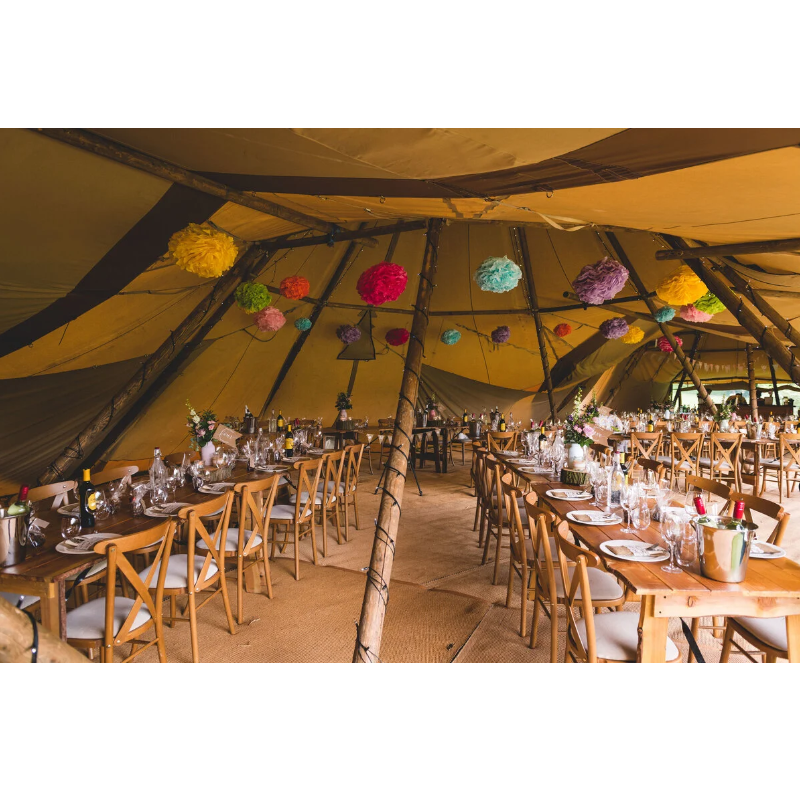 Luxury Waterproof Events Wedding Party Trade Show Camping Glamping Safari Tipi Tent For Sale