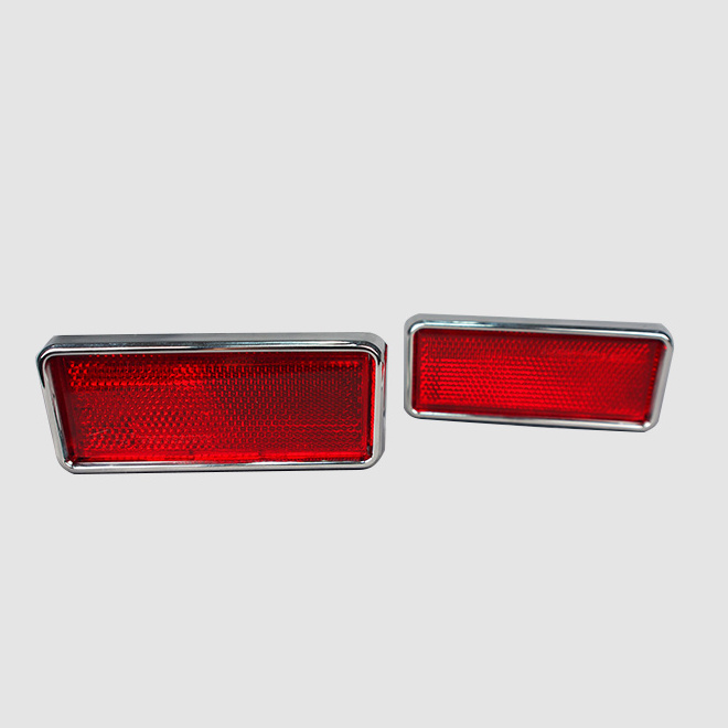 High quality  car triangle rear bumper tail mini red reflector