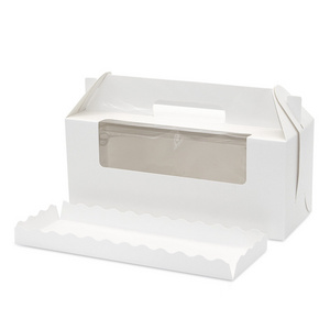 Custom Printed Bakery Box Packaging Window Cupcake Box Gable Box with Window