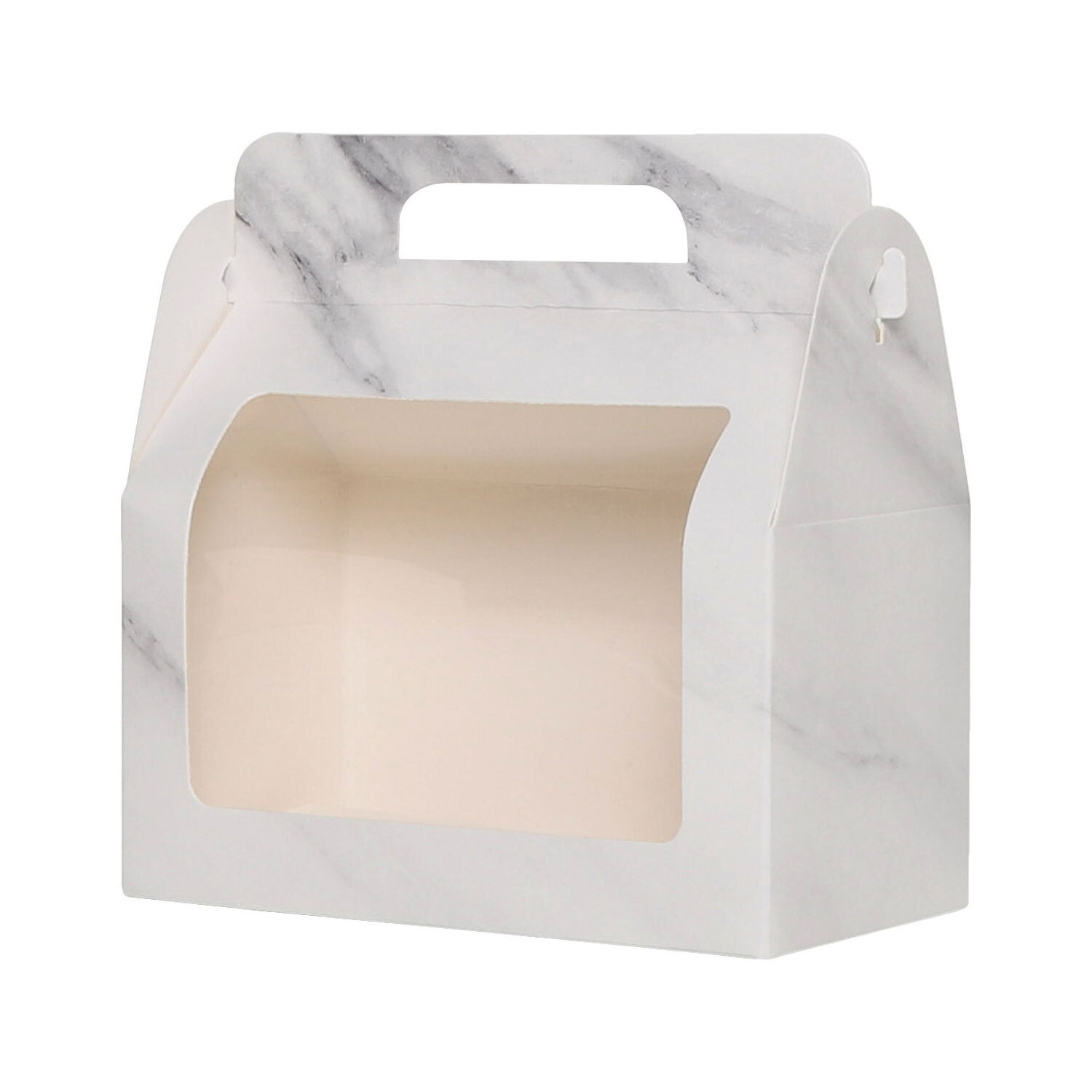 Custom Printed Bakery Box Packaging Window Cupcake Box Gable Box with Window