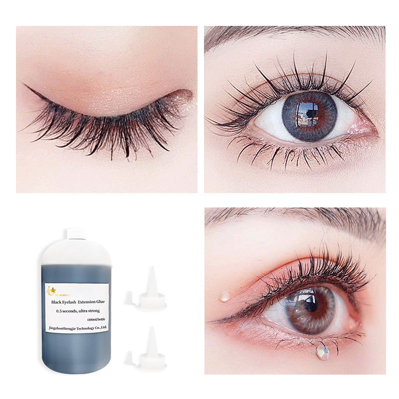 0.5s 1 liter Bulk Eyelash Extension Glue Fastest Drying Time Eye Lash Glue Lash Glue For Sensitive Skin