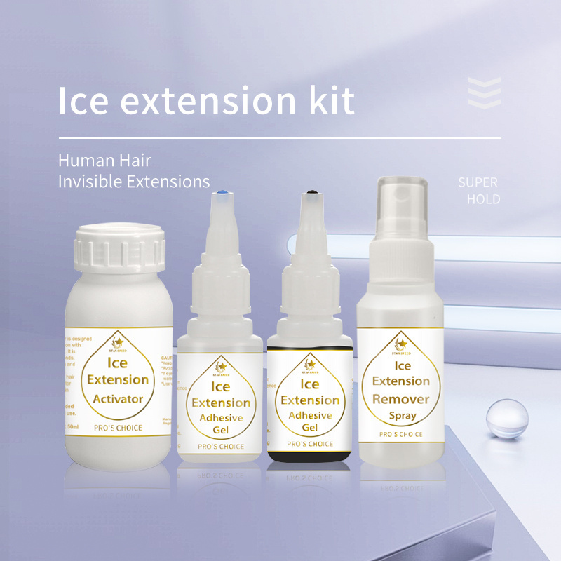 High Quality Gel For Hair Extensions Human Hair Extension Kit Hairdressing Ice Hair Extension Glue