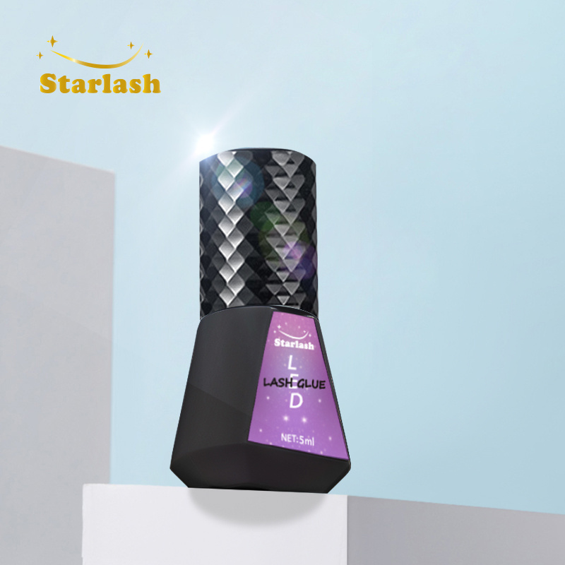 Starlash Black Clear UV/LED eyelash extension glue 5ml individual eyelash glue Wholesale Private Label UV lash glue