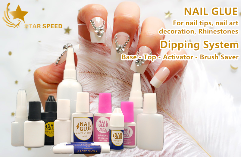 Star Speed 15ml Strong and Sticky Nail Glue for Tips Adhesive Glue for Stable OEM Nail Glue Instant Bonds