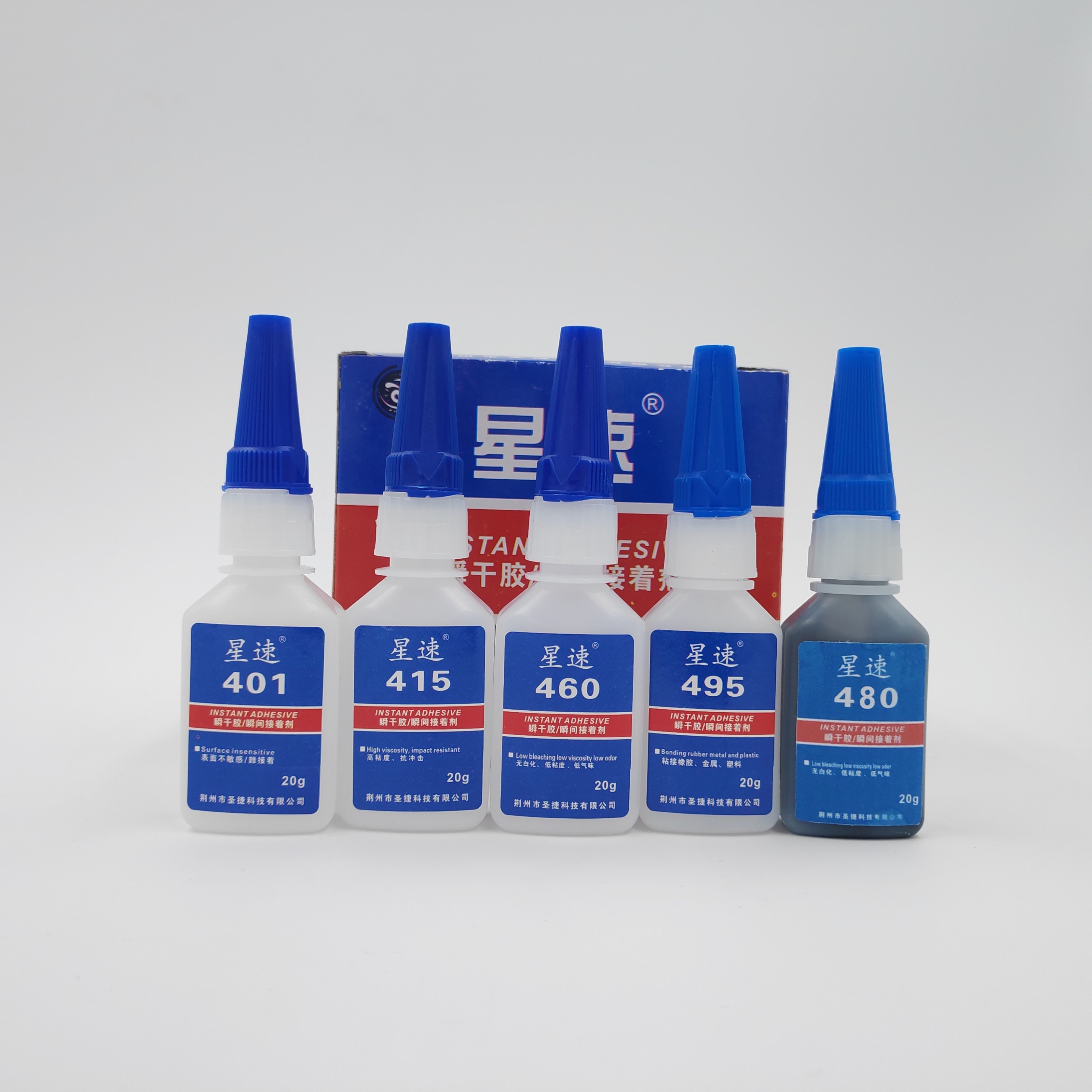 China Supplier Metal  Steel Adhesive Glue Toughened Instant Adhesive Super Glue 401 glue Cyanoacrylate Adhesive