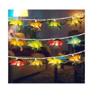 Supplier Vinyl Battery Operated Night Lights Led Dinosaur String For Christmas Party Kids Room Garden Decoration Outdoor