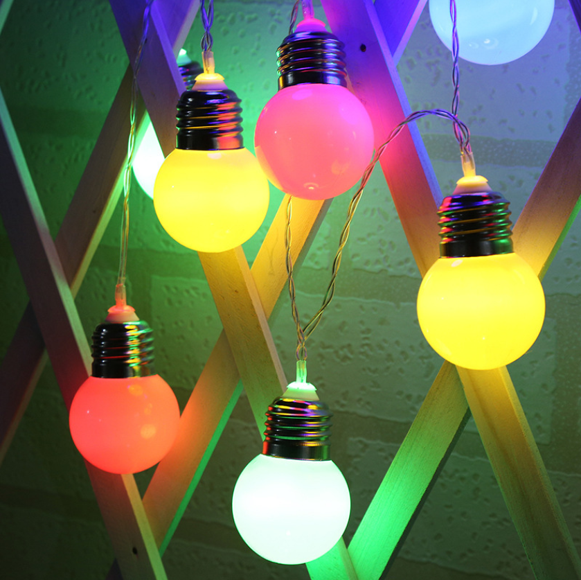 G50 Battery Operated Retro Rgb Patio Garden Christmas Camping Holiday Decorative Led String Lights With Bulbs Edison