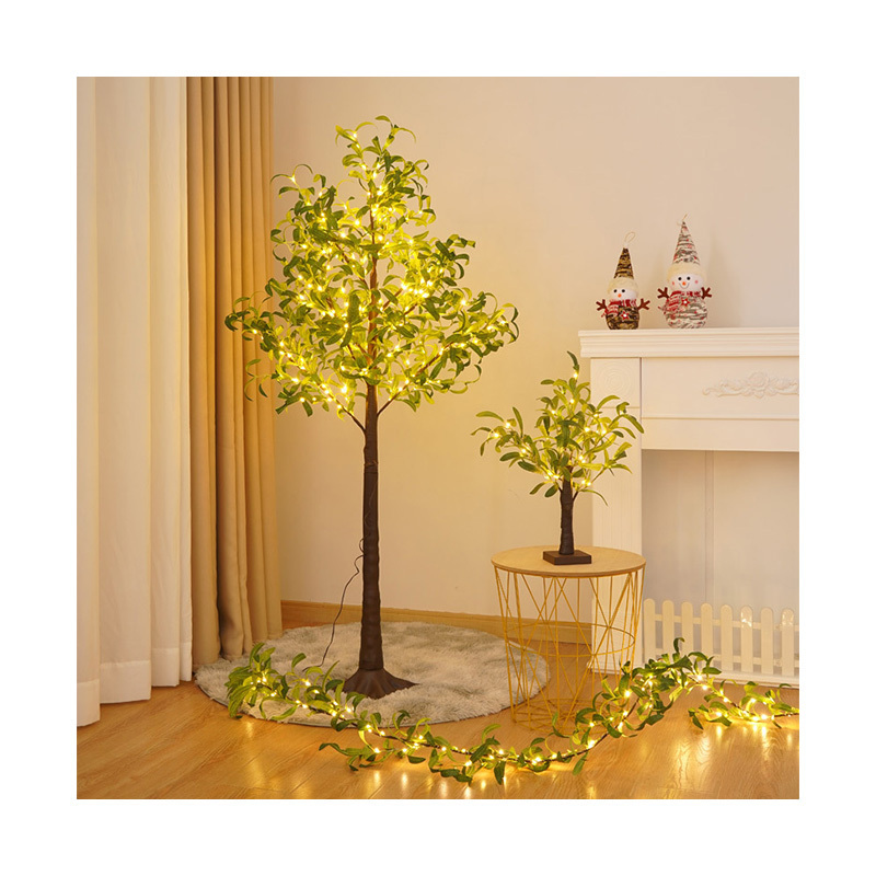 Factory Custom Olive Leaf Tree Light Led Thanksgiving Day Garden Landscape Decorative Christmas Party Layout Luminous