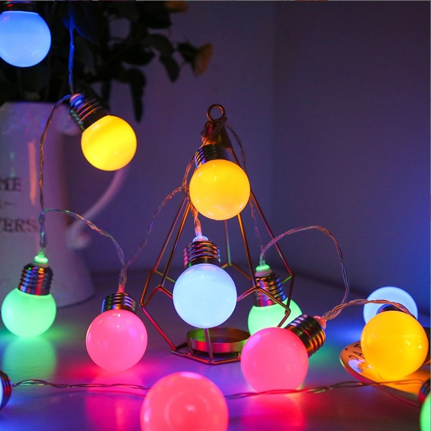 G50 Battery Operated Retro Rgb Patio Garden Christmas Camping Holiday Decorative Led String Lights With Bulbs Edison